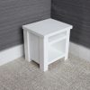 Bedside Table for Doll House – Plain White – 1:6 Scale Bedside Table for Doll House – Plain White – 1:6 Scale