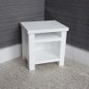 Bedside Table for Doll House – Plain White – 1:6 Scale Bedside Table for Doll House – Plain White – 1:6 Scale