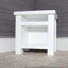 Bedside Table for Doll House – Plain White – 1:6 Scale Bedside Table for Doll House – Plain White – 1:6 Scale