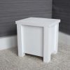 Bedside Table for Doll House – Plain White – 1:6 Scale Bedside Table for Doll House – Plain White – 1:6 Scale