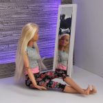 1 6 Scale Doll Furniture - Miniature Dollhouse Full Length Mirror