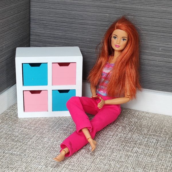 barbie dollhouse storage cube 1 6 scale