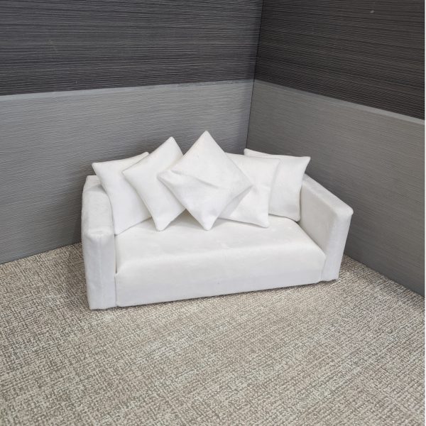 6th scale sofa for dollhouse furniture