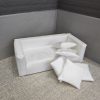 6th scale sofa for dollhouse furniture